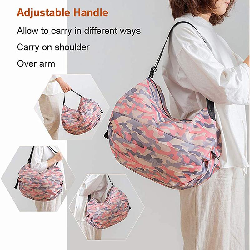 Foldable Camo Luggage Handbag Lightweight Large Capacity