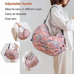 Foldable Camo Luggage Handbag Lightweight Large Capacity