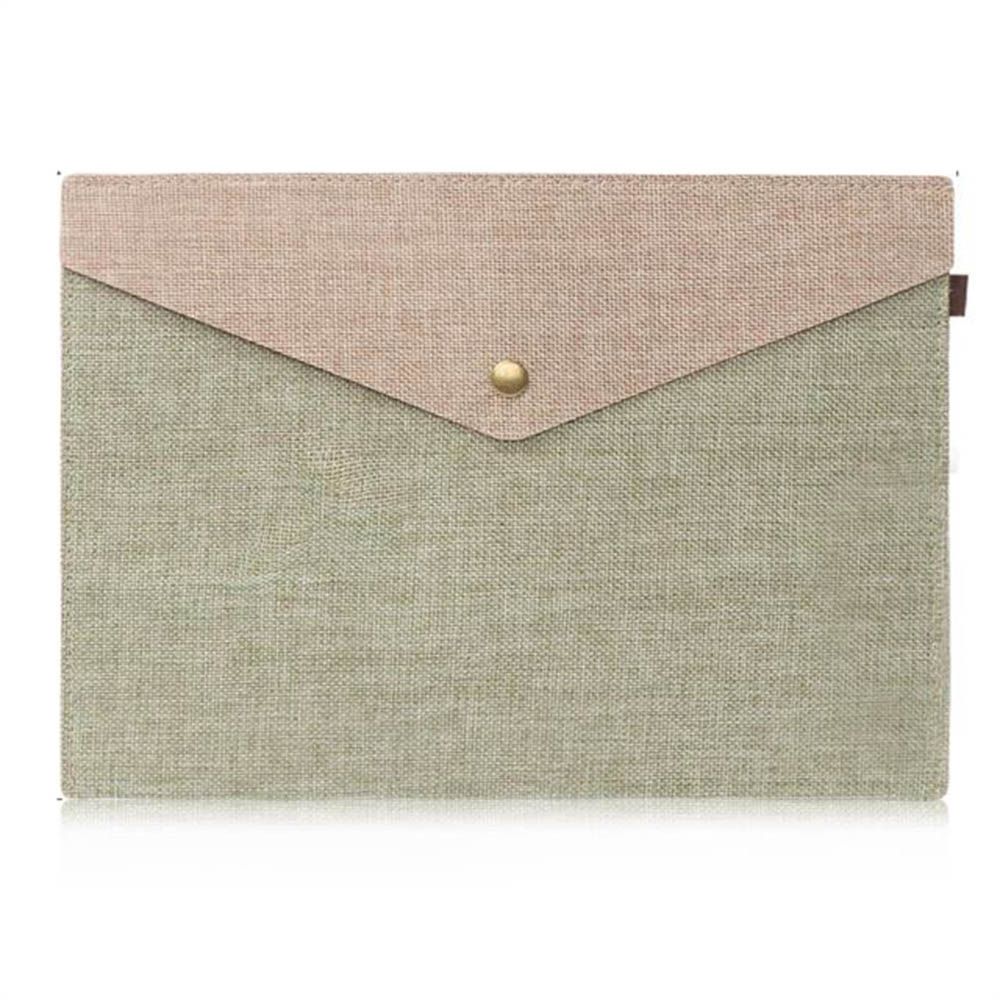 Large Capacity Canvas Stationery Case for Organizing Documents