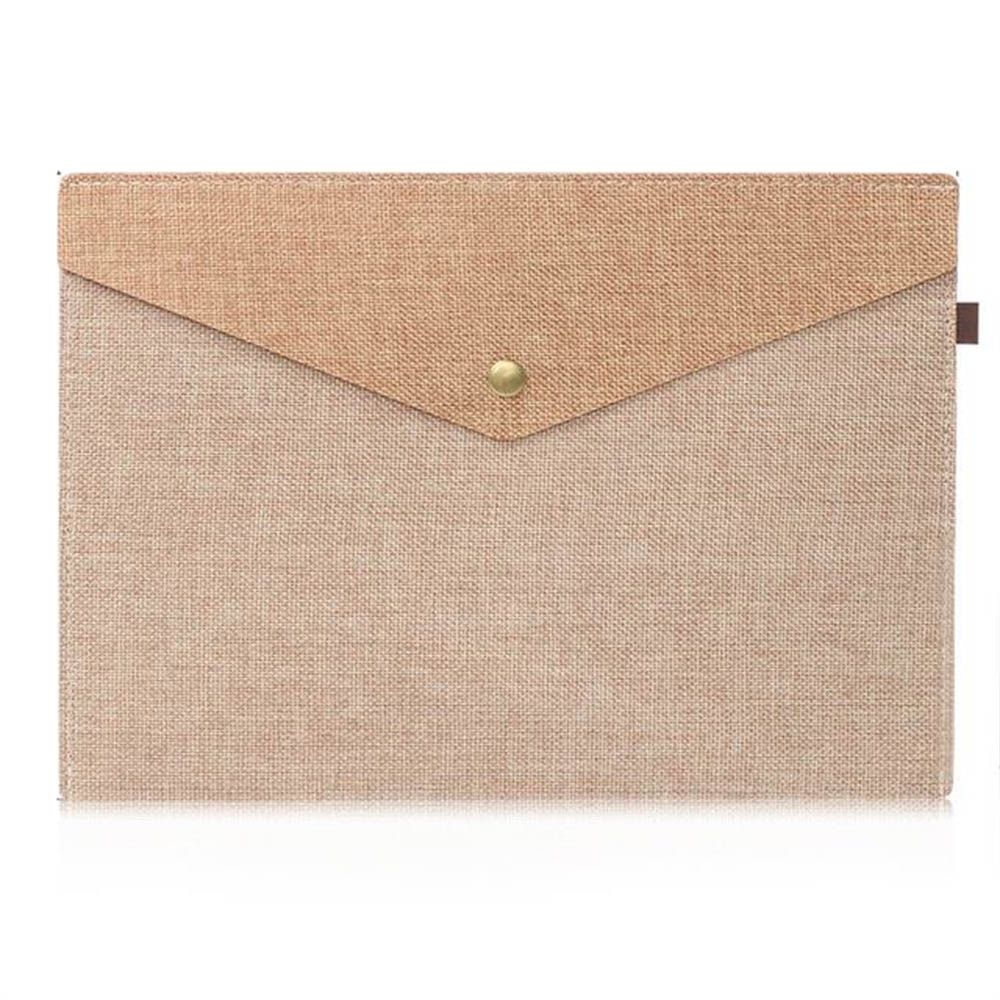 Large Capacity Canvas Stationery Case for Organizing Documents
