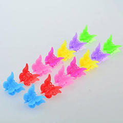 100pcs Mini Butterfly Hair Claw for Women Girls Baby