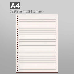 Spiral Binder Notebook Refill, A4 A5 B5 Grid Cornell Line Inner Core Paper