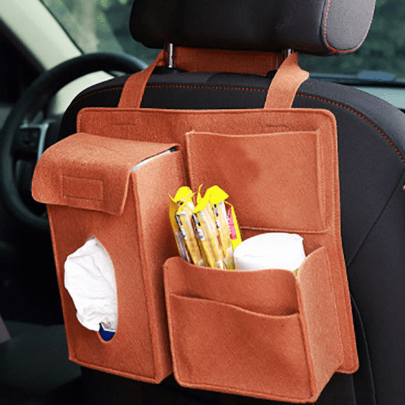 Car Back Seat Hanging Organizer Chemical Fiber Pouch