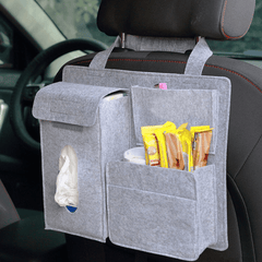 Car Back Seat Hanging Organizer Chemical Fiber Pouch