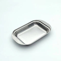 Stainless Steel Butter Dish and Cheese Box with Lid