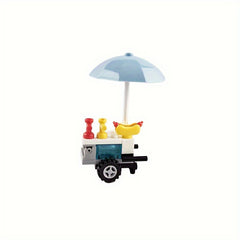Street Food Scene Miniature Model for Diorama Display