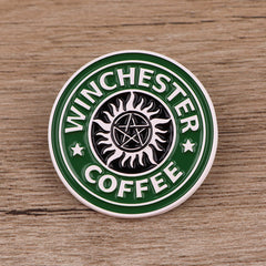 Coffee Enamel Badges Brooches For Men Lapel Pins Backpacks Jewelry