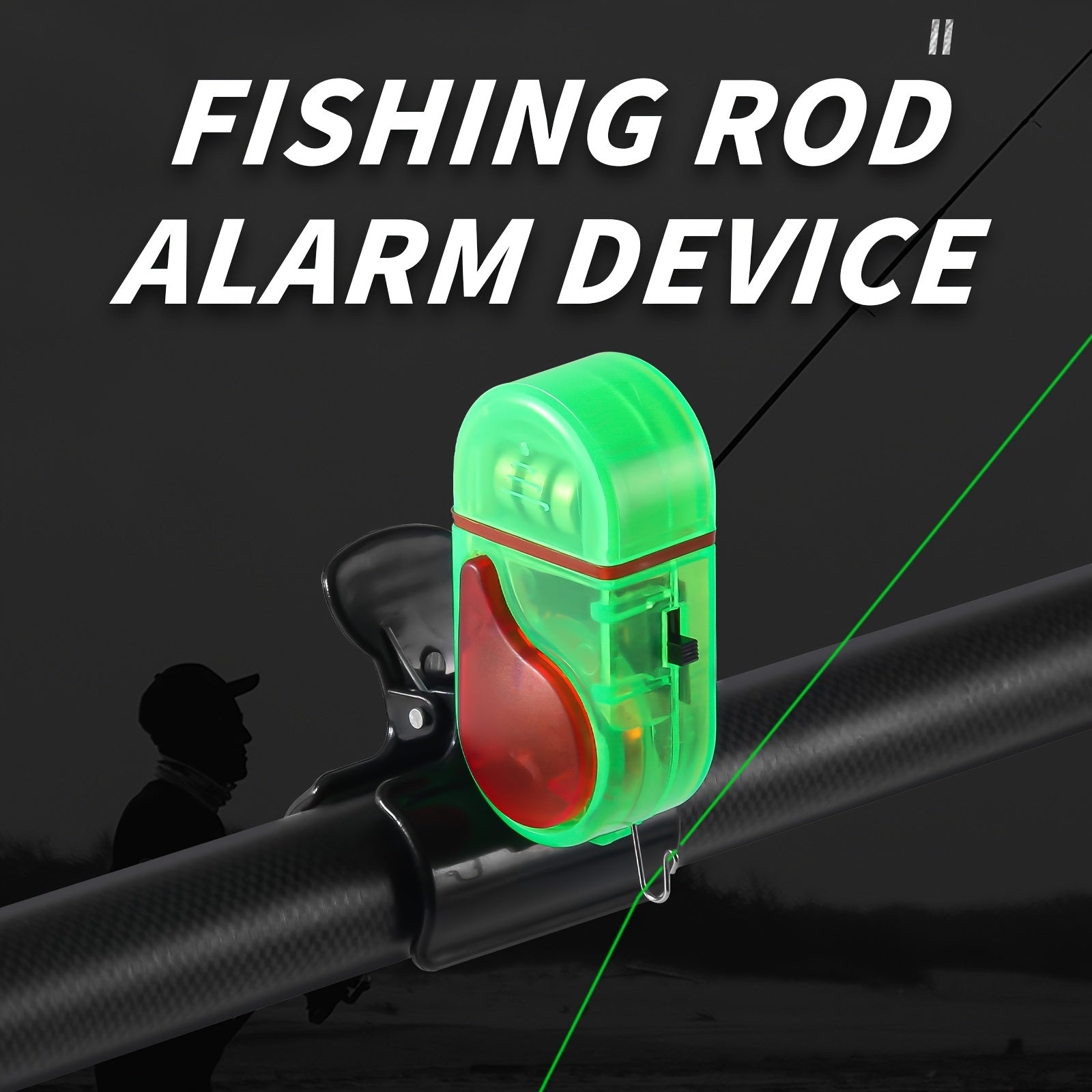 Electronic Fishing Alarm with LED Lights for Night Fishing