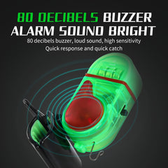 Electronic Fishing Alarm with LED Lights for Night Fishing
