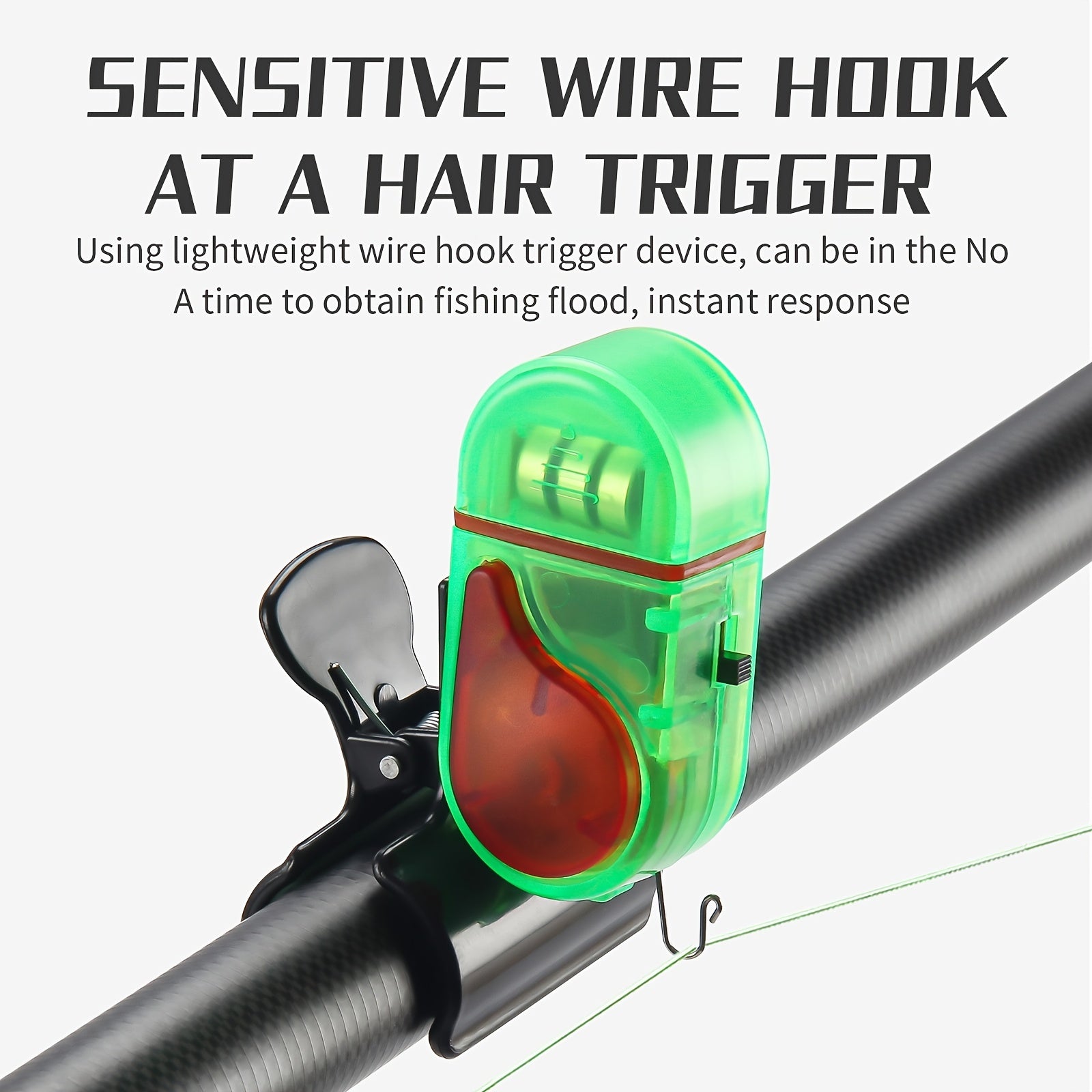 Electronic Fishing Alarm with LED Lights for Night Fishing