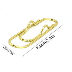 2pcs Portable Desk Accessories Pen Holder Paperclip Stationary Pencil Clips