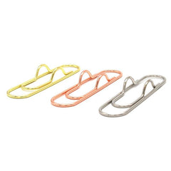 2pcs Portable Desk Accessories Pen Holder Paperclip Stationary Pencil Clips