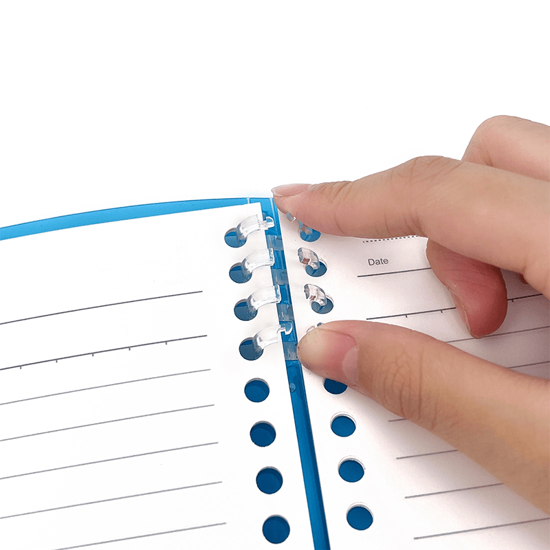 B5 Ring Binder Notebook PP Stationery Sturdy and Durable