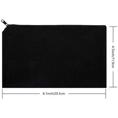 DIY Craft Bag Canvas Pen Pencil Case Cotton Canvas Multipurpose Travel Toiletry