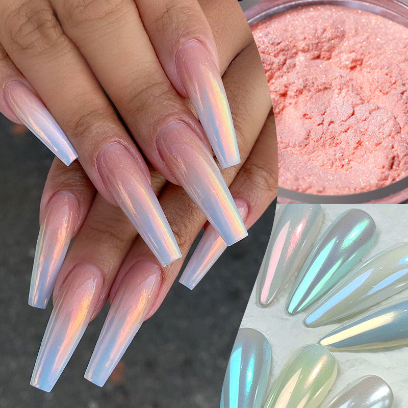 Magic Mirror Glitter Nail Art Powder for Women Girls
