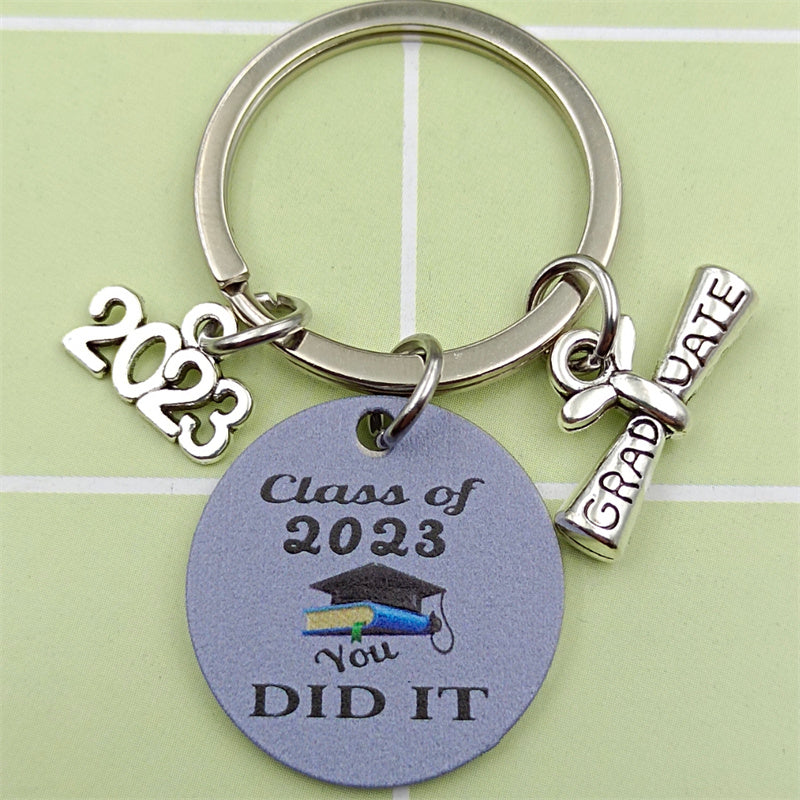 Tag Keychain Metal Key Ring Purse Bag Backpack Car Key Accessory