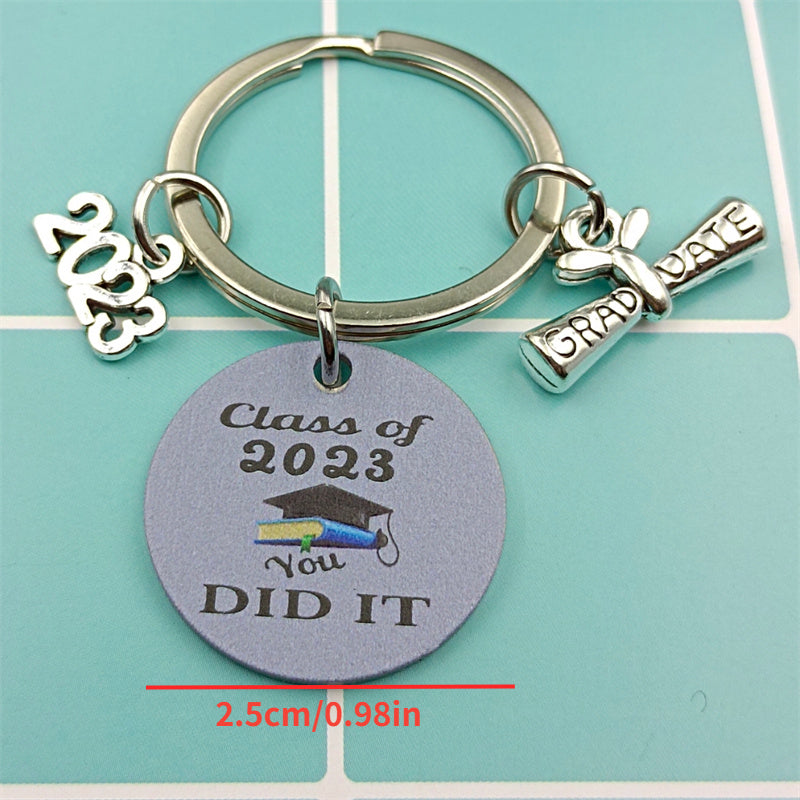 Tag Keychain Metal Key Ring Purse Bag Backpack Car Key Accessory