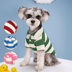 Summer Stripe Two Legged Dog Tee Shirt Small To Medium Dogs Lightweight