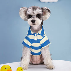 Summer Stripe Two Legged Dog Tee Shirt Small To Medium Dogs Lightweight