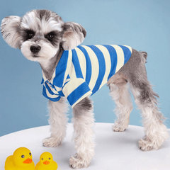 Summer Stripe Two Legged Dog Tee Shirt Small To Medium Dogs Lightweight