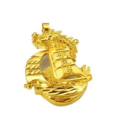 Golden Dragon King Zodiac Pendant for Men and Women