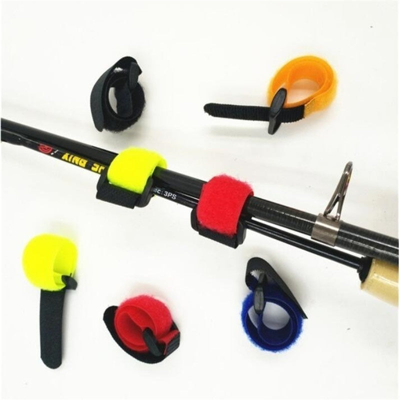 10pcs Fishing Rod Fixed Bundle Straps Assorted Sizes