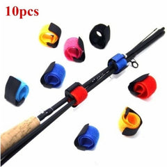 10pcs Fishing Rod Fixed Bundle Straps Assorted Sizes
