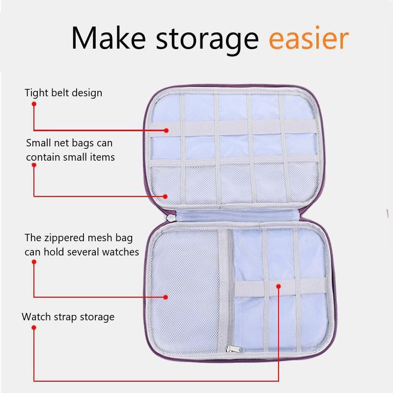 Travel Watch Strap Storage Box Multifunctional Portable Watch Strap Holder