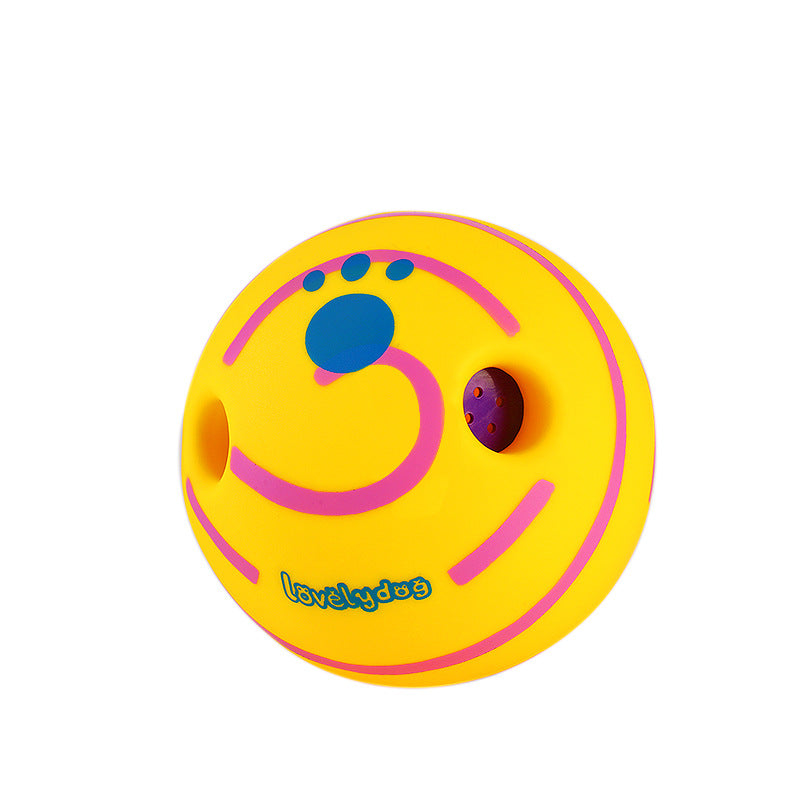 Giggle Ball Durable Interactive Dog Toys Green Wobble Wag Balls Funny Sounds