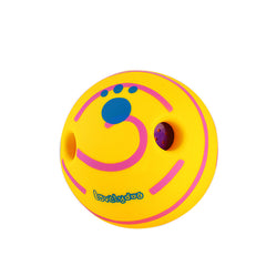 Giggle Ball Durable Interactive Dog Toys Green Wobble Wag Balls Funny Sounds