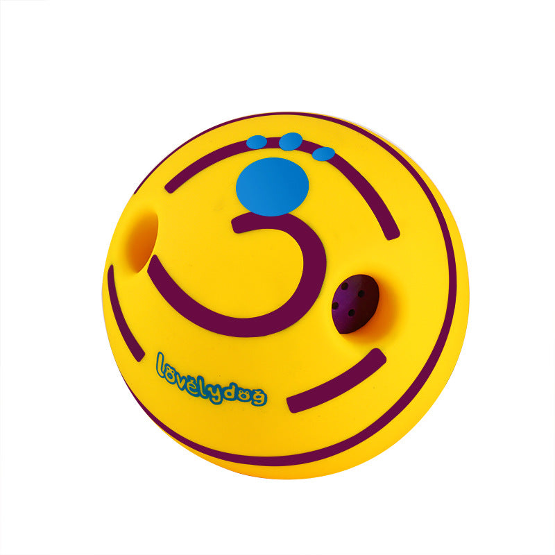 Giggle Ball Durable Interactive Dog Toys Green Wobble Wag Balls Funny Sounds