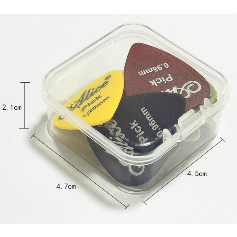 ABS Resin Guitar Picks Smooth & Scrub Surfaces for Versatile Playing