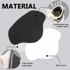Self Adhesive Heel Repair Stickers for Sports Shoes - 2 Pairs