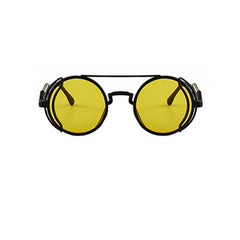 Y2K Steampunk Sunglasses Retro Spring Temple Gothic Metal UV400