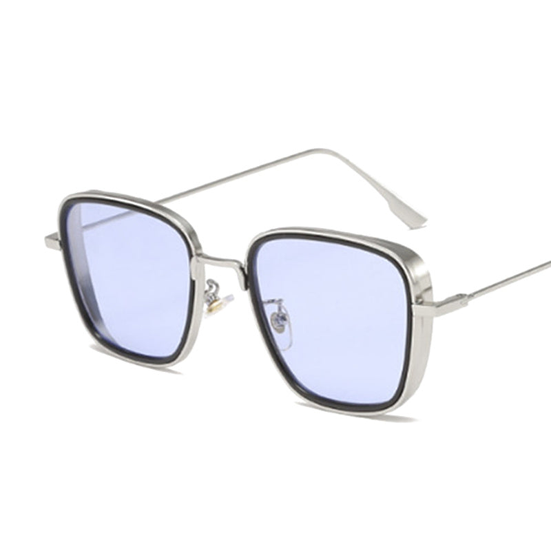 Men's Steampunk Polarized Sunglasses Large Frame UV Protection