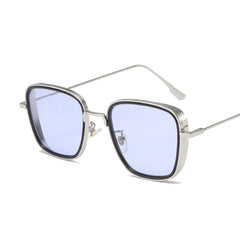 Men's Steampunk Polarized Sunglasses Large Frame UV Protection