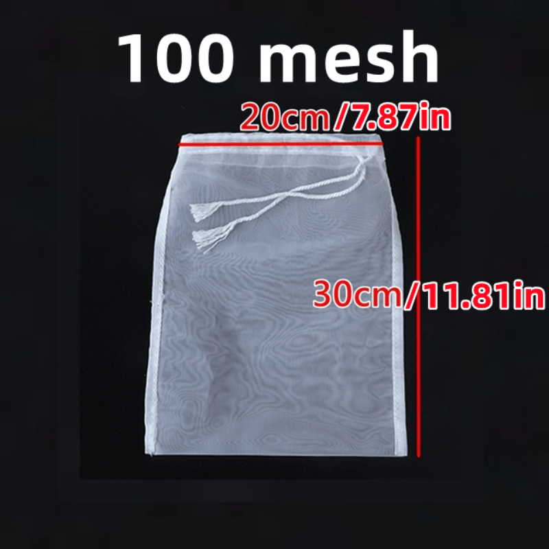 Reusable Mesh Filter Bag for Soy Nut Milk Tea Coffee Easy to Clean