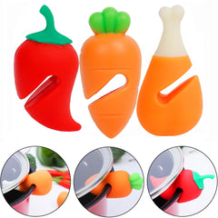 Silicone Pot Lid Holder Heat-resistant Anti-spill Rack Durable Kitchen Gadget