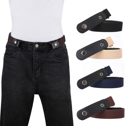 Elastic Adjustable Belt For Jeans Invisible Stretch Belt