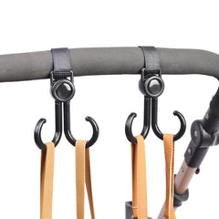5pcs Hook Baby Stroller Hanger 360 Rotation Cart Hook And Loop Fastener