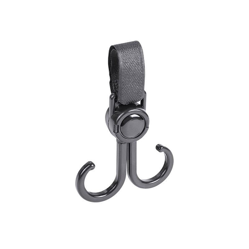 5pcs Hook Baby Stroller Hanger 360 Rotation Cart Hook And Loop Fastener