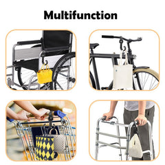5pcs Hook Baby Stroller Hanger 360 Rotation Cart Hook And Loop Fastener