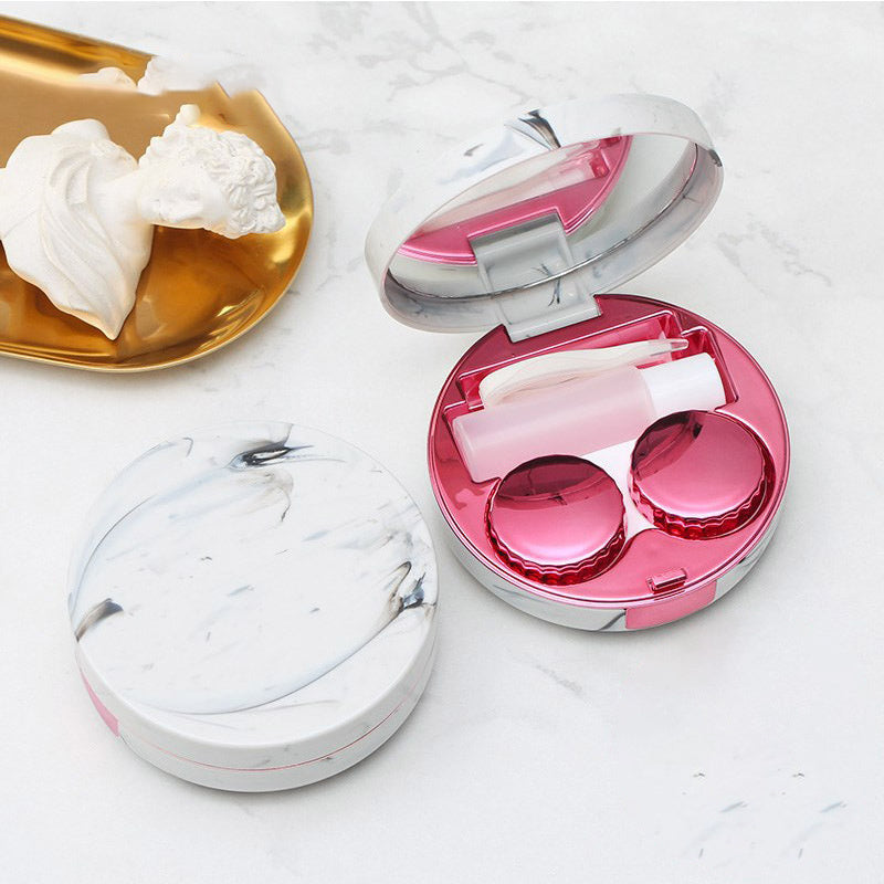 Round Lens Case Double Box Storage Lens Case Lens Protective Box For Men