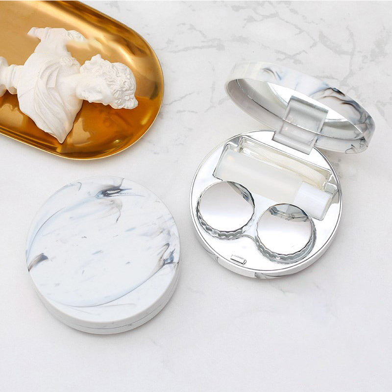 Round Lens Case Double Box Storage Lens Case Lens Protective Box For Men