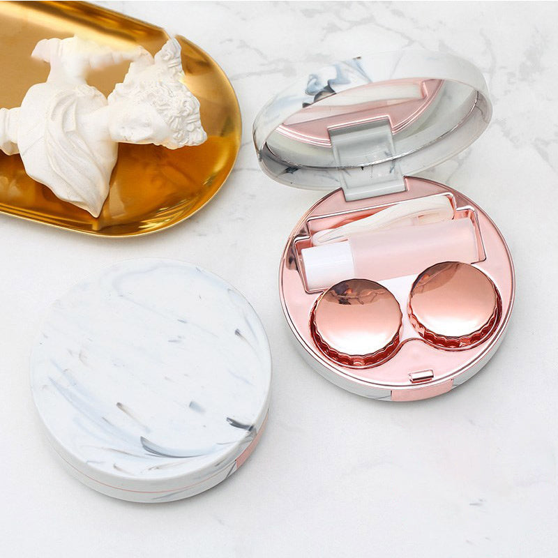 Round Lens Case Double Box Storage Lens Case Lens Protective Box For Men