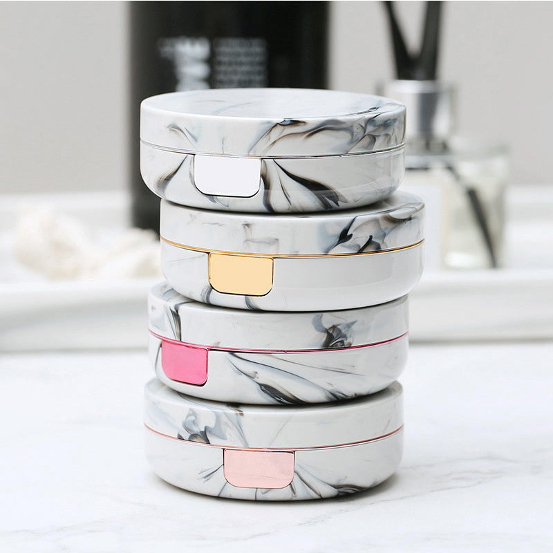 Round Lens Case Double Box Storage Lens Case Lens Protective Box For Men