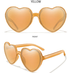 Y2K Heart Sunglasses Funny Party Glasses UV400
