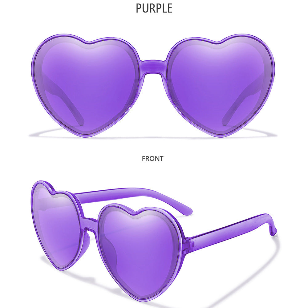 Y2K Heart Sunglasses Funny Party Glasses UV400
