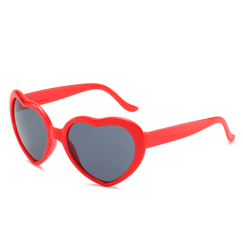 Y2K Heart Sunglasses Men Women Funny Candy Glasses UV400