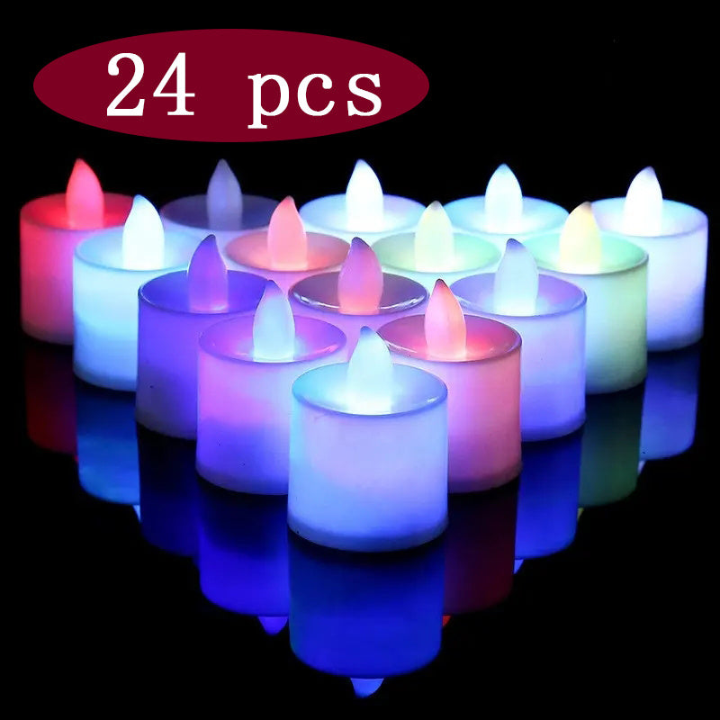 Electronic Candles for Wedding Proposal Birthday Arrangement